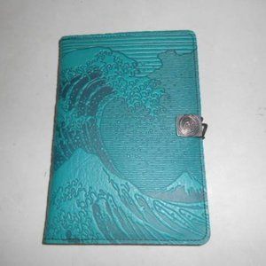 Oberon Hokusai Wave Teal Green iPad Mini Cover Fits Mini 4, 5, and 6 only